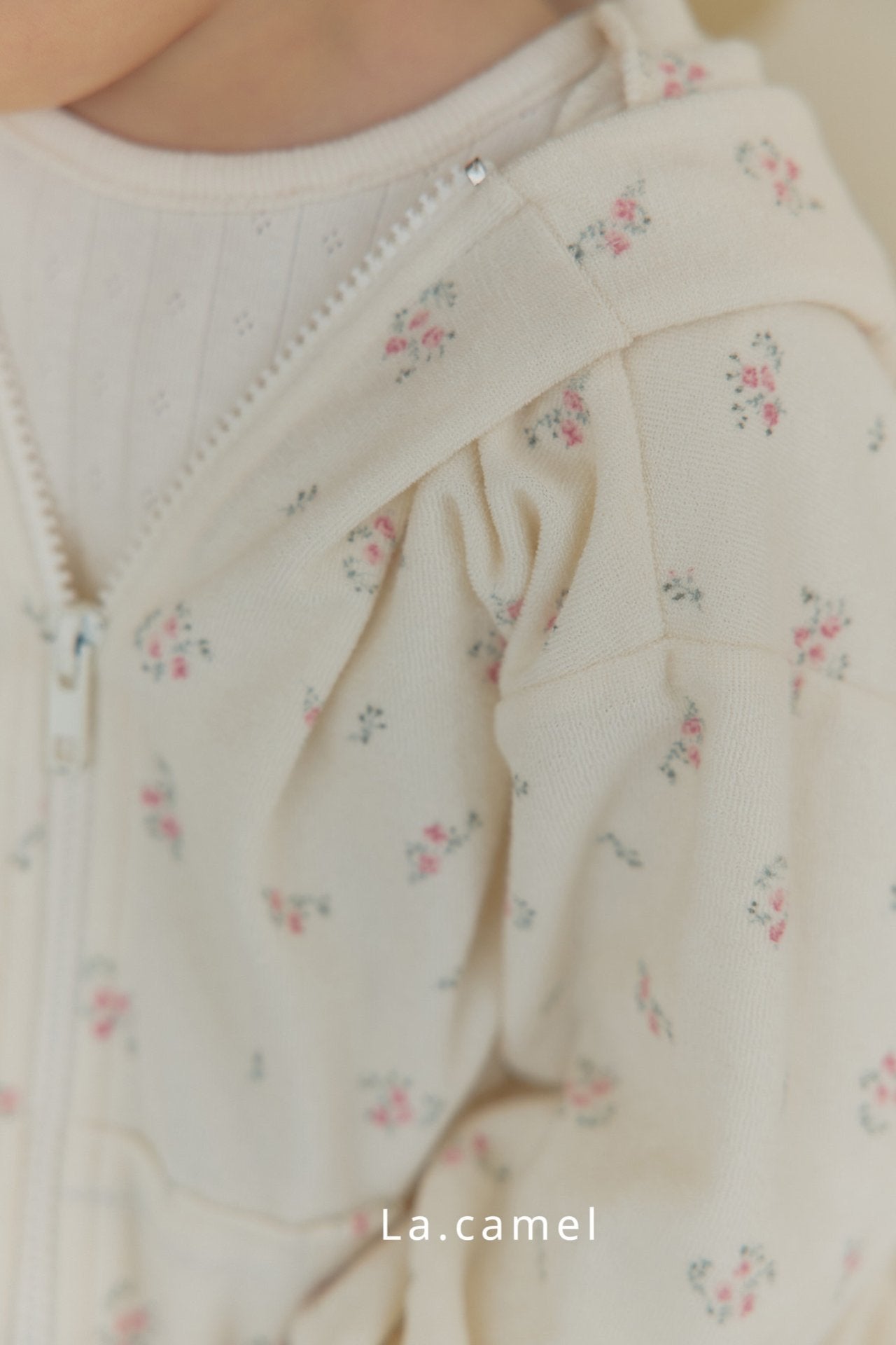 Terry hoodie zip up